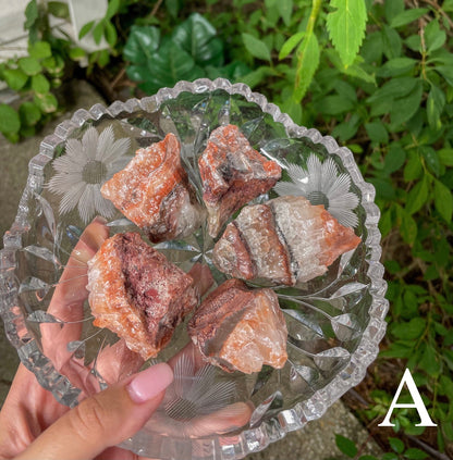 Red Calcite Raw