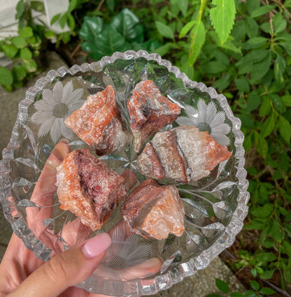 Red Calcite Raw