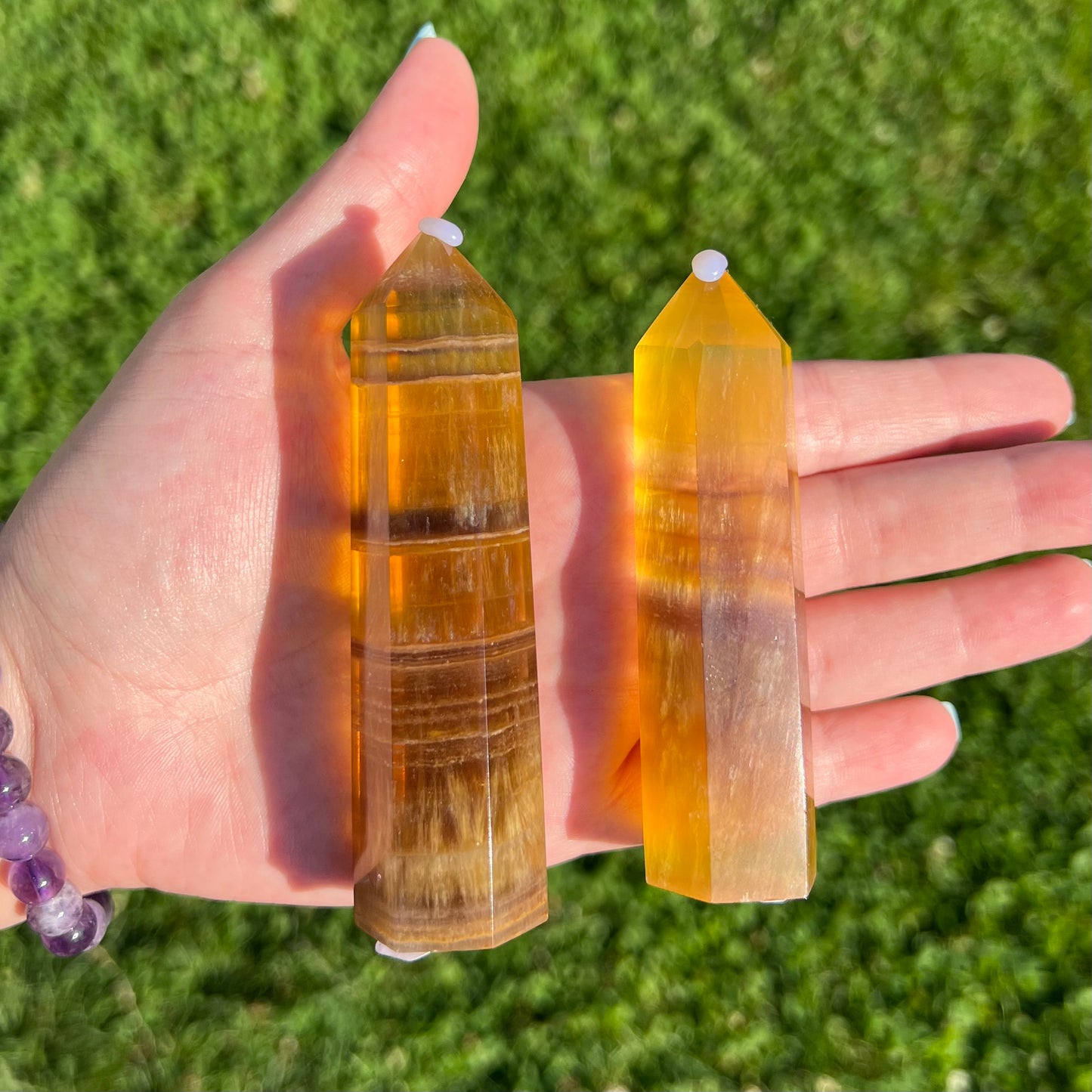 Yellow Fluorite Tower