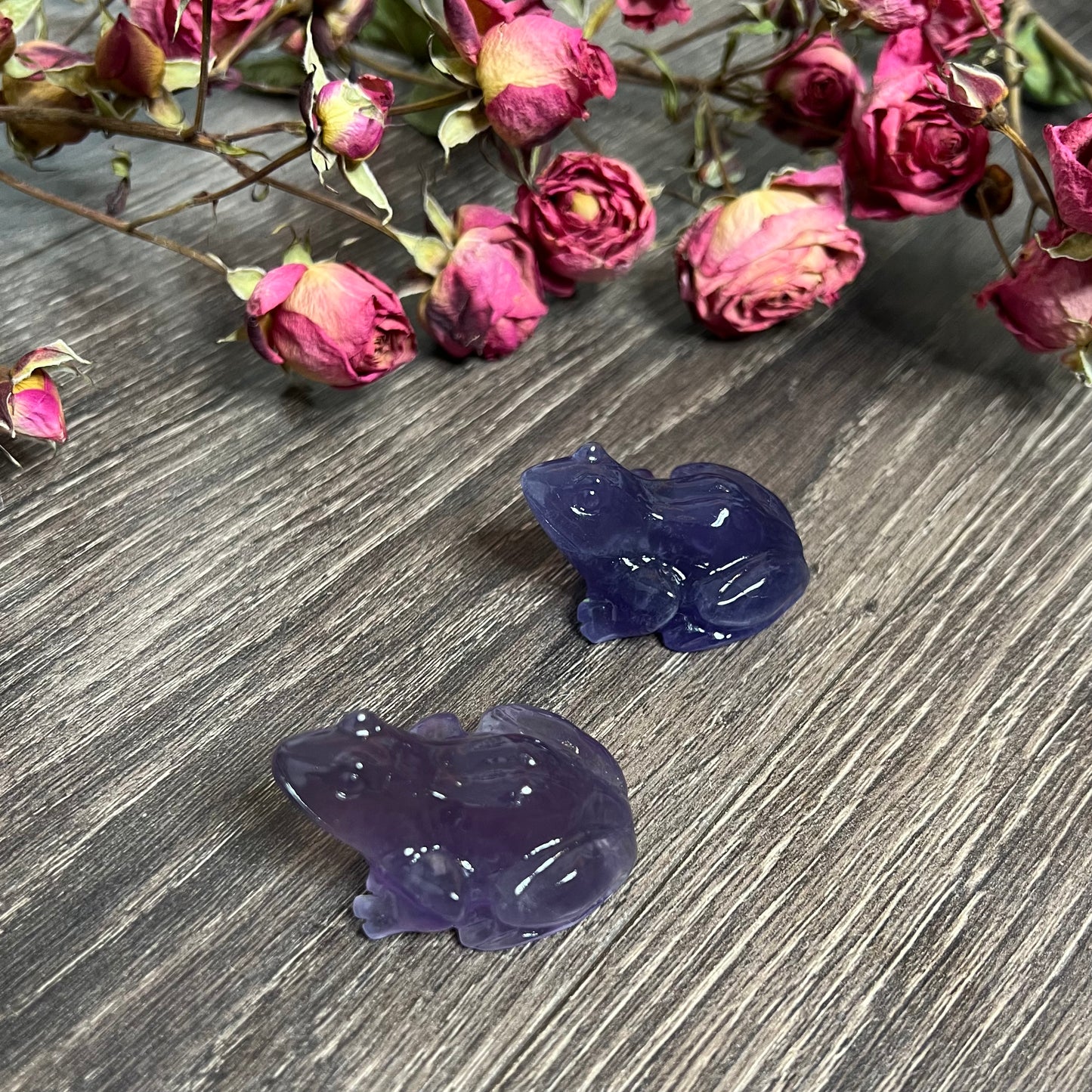 Purple Fluorite Frog | Intuitively Chosen