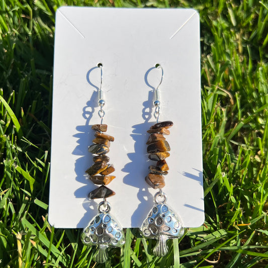 Tiger Eye Earrings