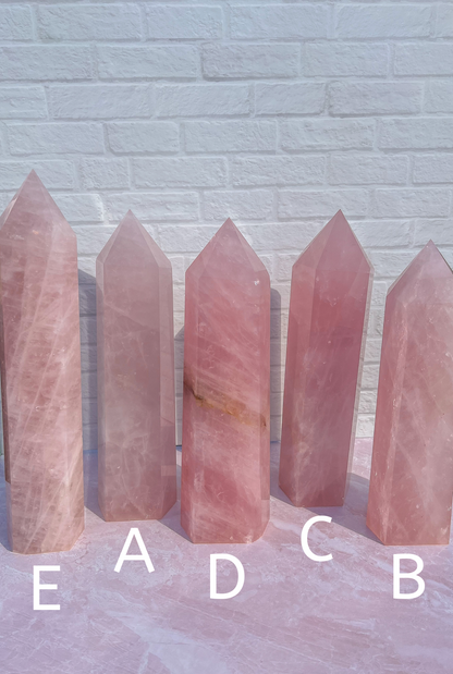 Rose Quartz Statement Tower