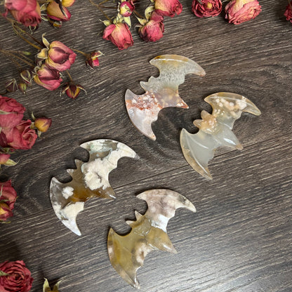 Flower Agate Bat | Choose Your Own